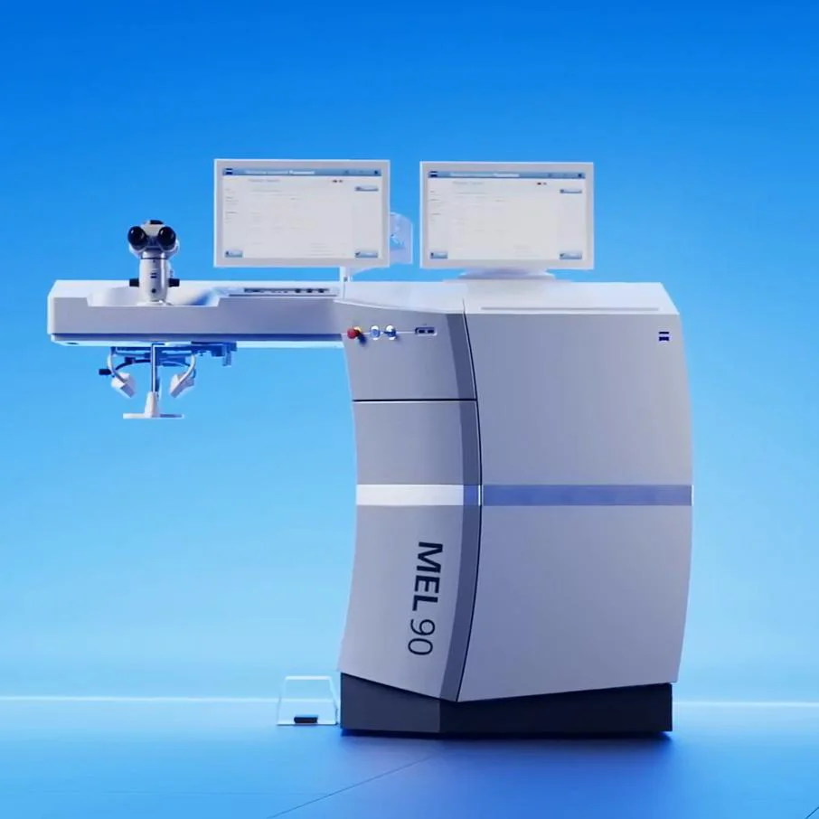 Equipamento ZEISS MEL 90 disponível na CLIOF